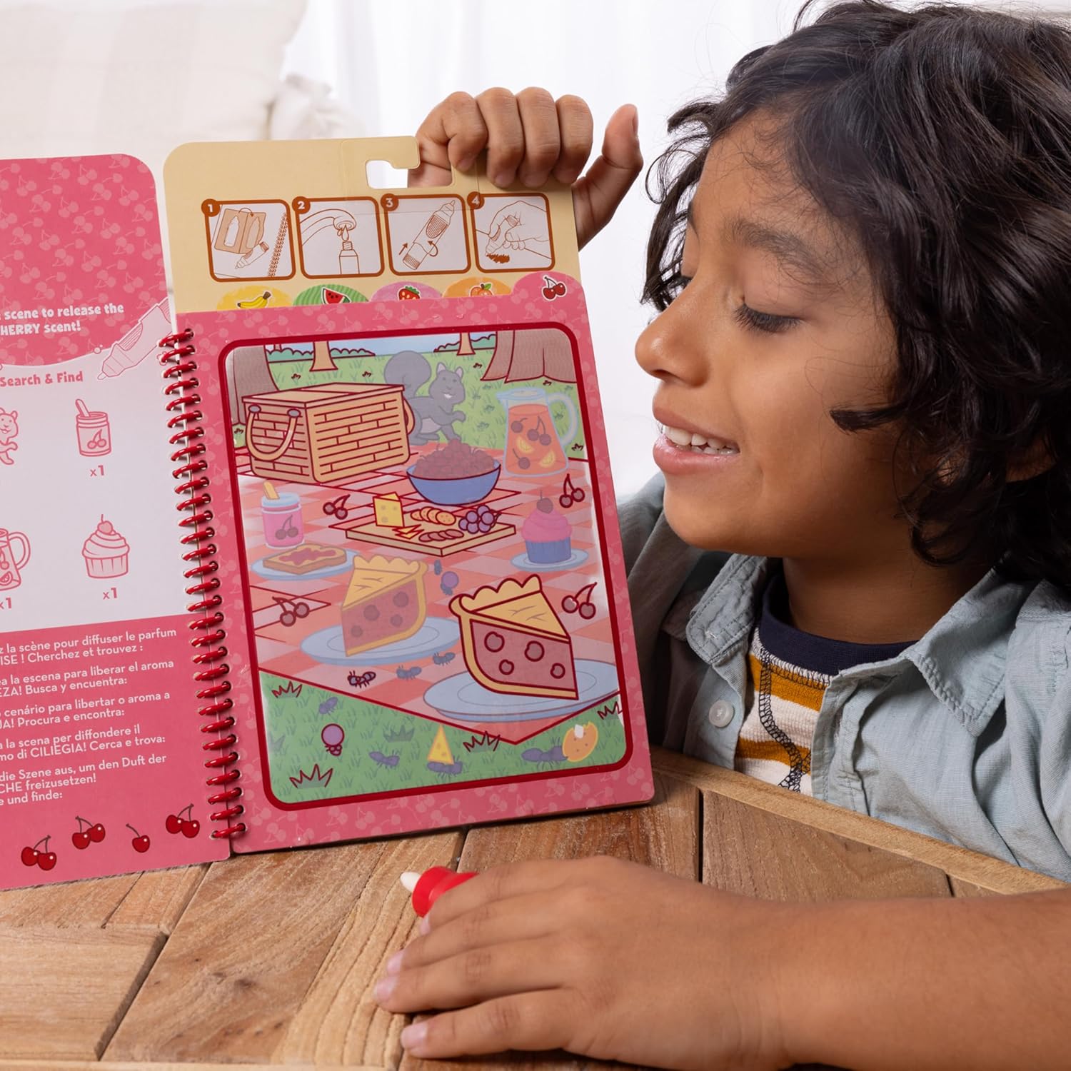 ToodleDoo:  Scented Water Wow! Reusable Water-Reveal Coloring Activity Pad 2-Pack Bundle – Fruit, Treats
